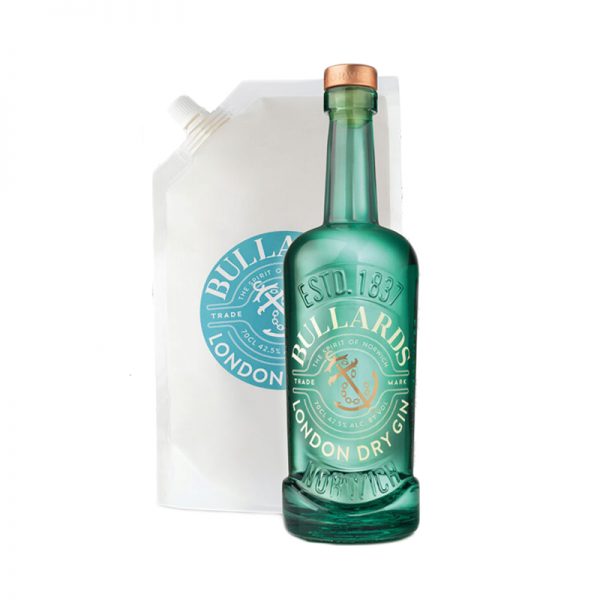 Bullards London Dry Gin Bottle & Refill Pouch