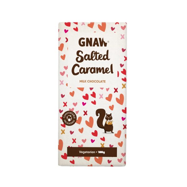 Gnaw Salted Caramel Milk Chocolate Bar