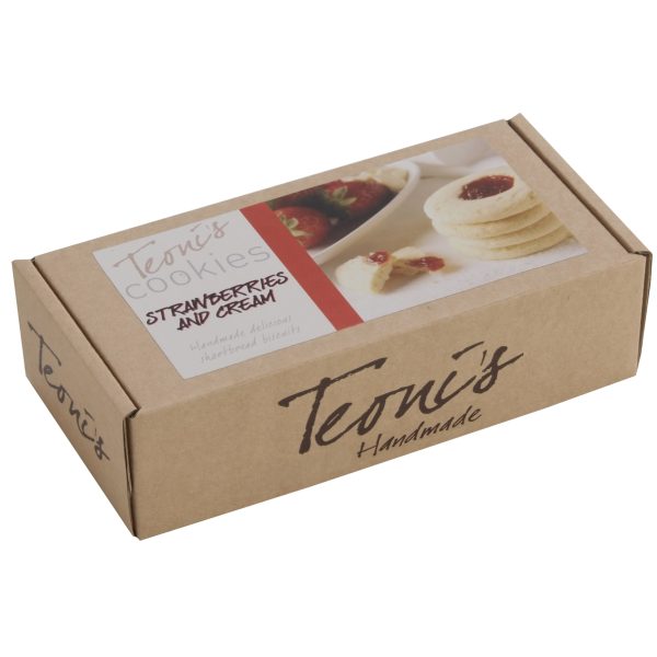 Teoni’s Strawberries & Cream Shortbread