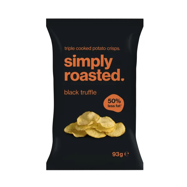 Simply Roasted Black Truffle Crisps – Large