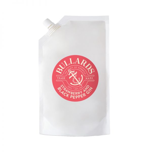 Bullards Strawberry And Black Pepper Gin Refill Pouch