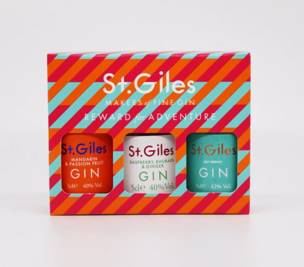 St. Giles Trio Miniature Gin Gift Pack