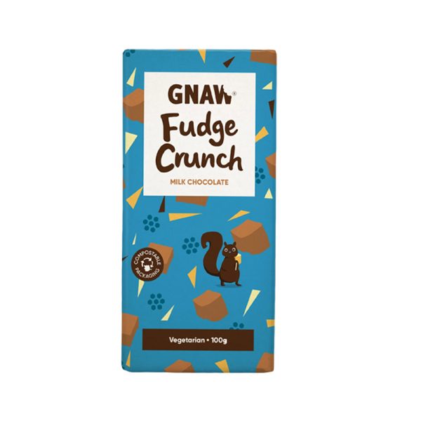 Gnaw Fudge Crunch Milk Chocolate Bar