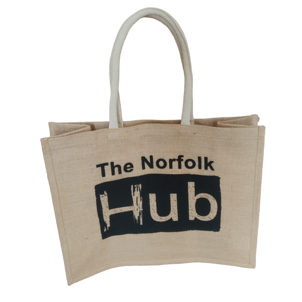 The Norfolk Hub Hessian Bag
